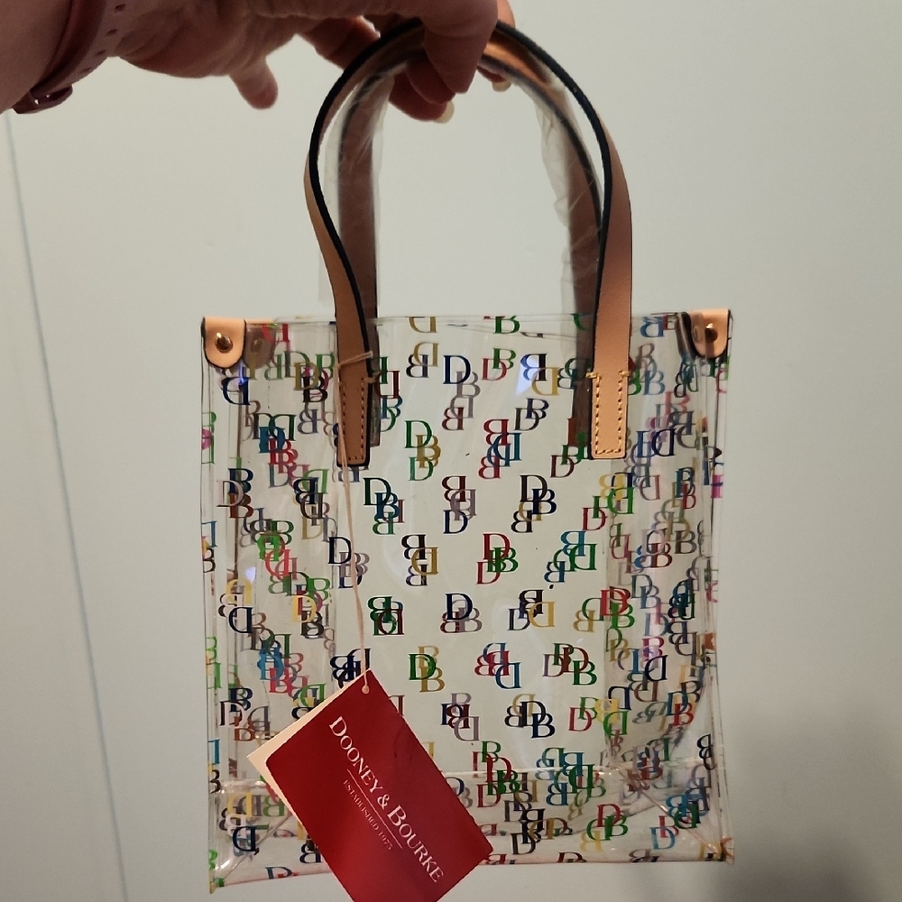 Dooney & Bourke Multicolor Transparent Tote Bag